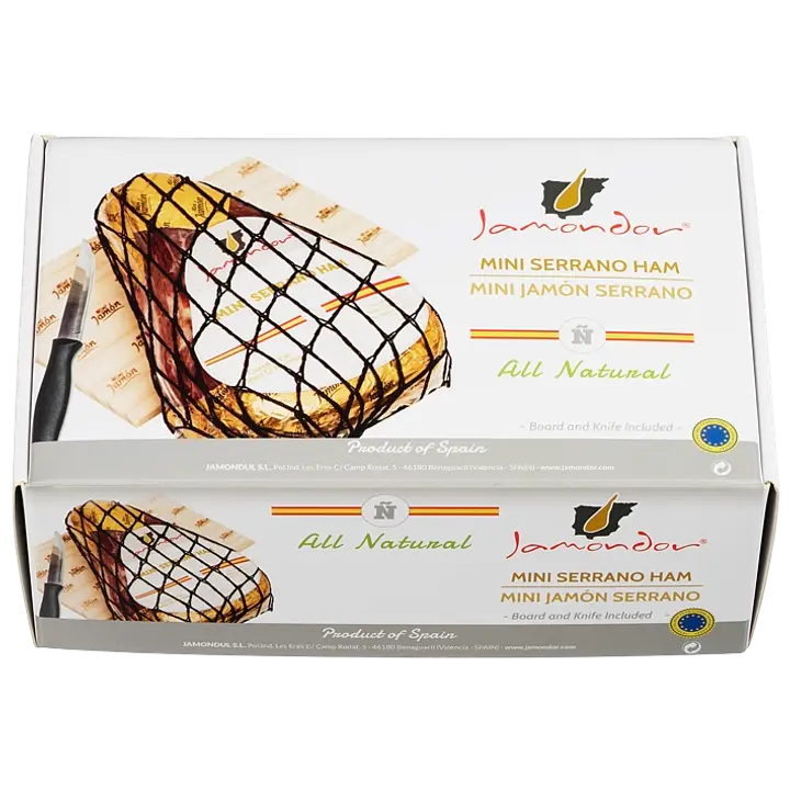 Jamondor mini serrano sink 1 kg + alus ja nuga