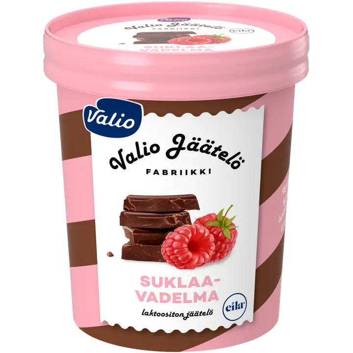 Valio jäätelö 480 ml suklaa-vadelma laktoositon