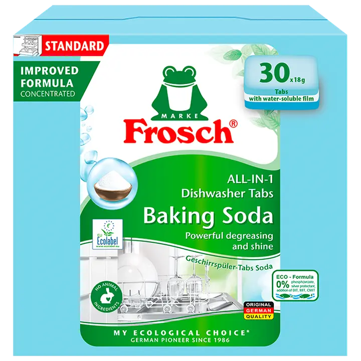 Frosch nõudepesumasina tabletid all-in1 sooda 30x18g