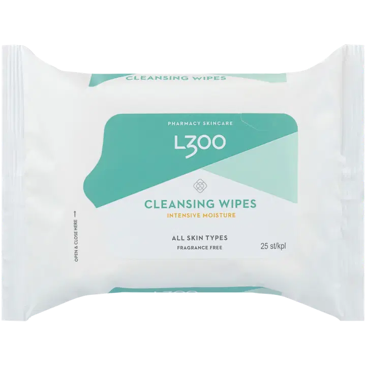 L300 Intensive Moisture Cleansing Wipes Dry Skin kuivan ihon meikinpuhdistusliina 25kpl