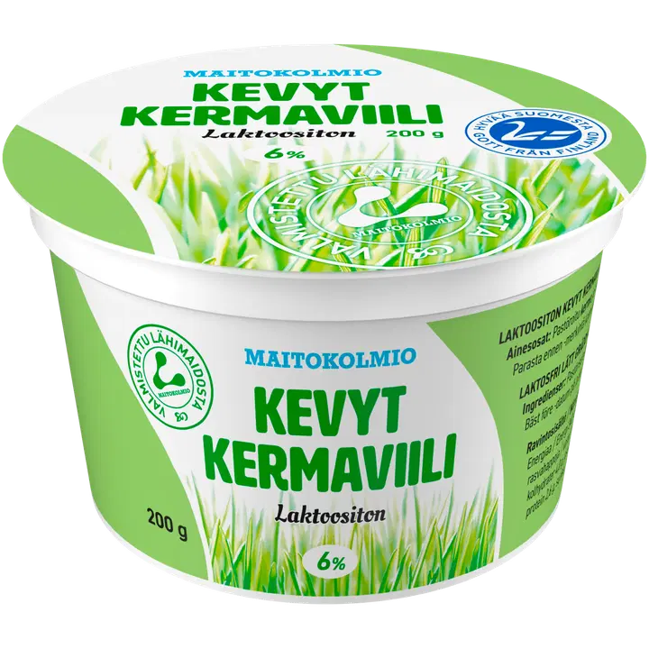Maitokolmio kermaviili 6 % laktoositon 200 g