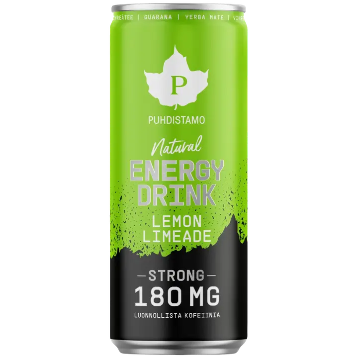 Puhdistamo Natural Energy Drink Strong Lemon Limeade 330 ml | S-kaupat ...