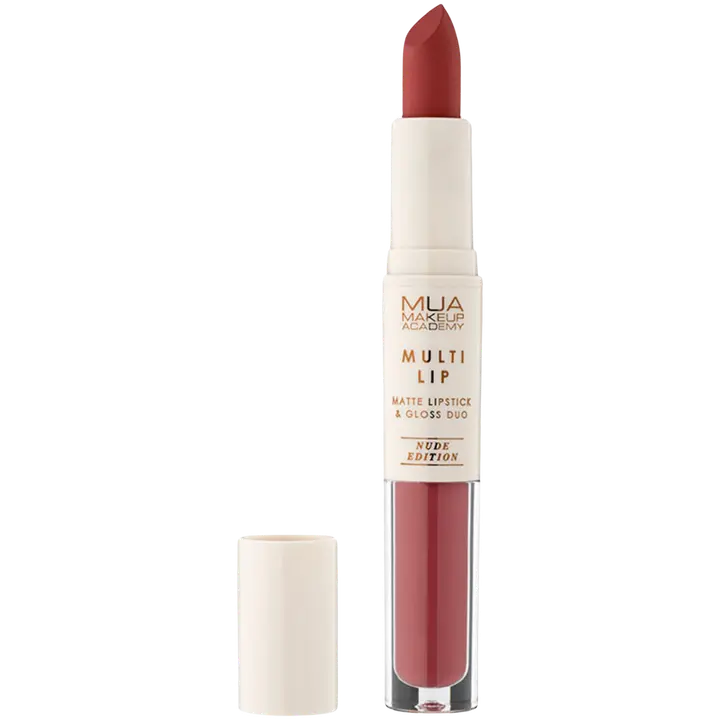MUA Make Up Academy Lipstick & Gloss Duo, Soleil 5,2 ml huulipuna