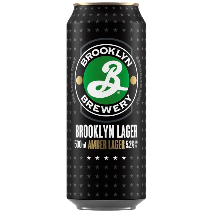 Brooklyn Lager olut 5,2 % tölkki 0,50 L