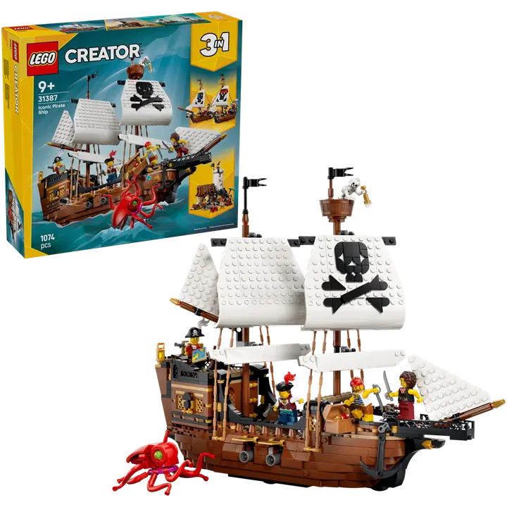 LEGO® Creator 31387 Ikoniskt piratskepp