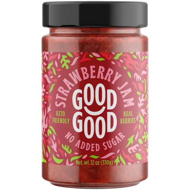 Good Good maasikamoos steviaga 330 g