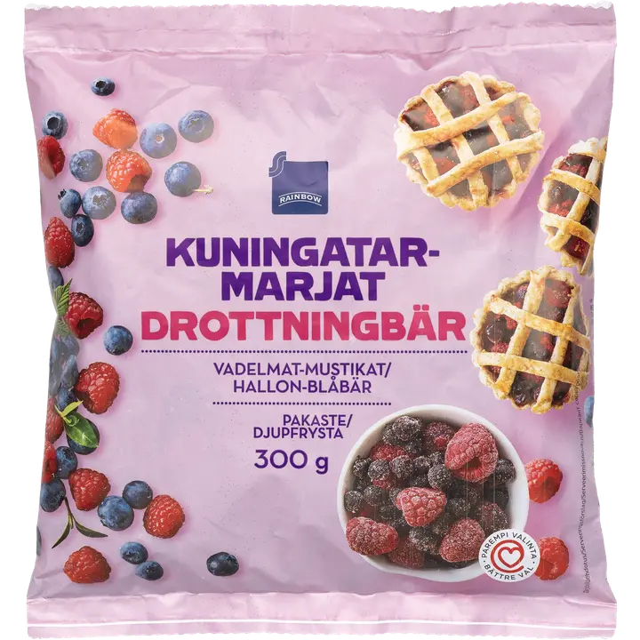 Rainbow kuningatarmarjat 300 g pakaste