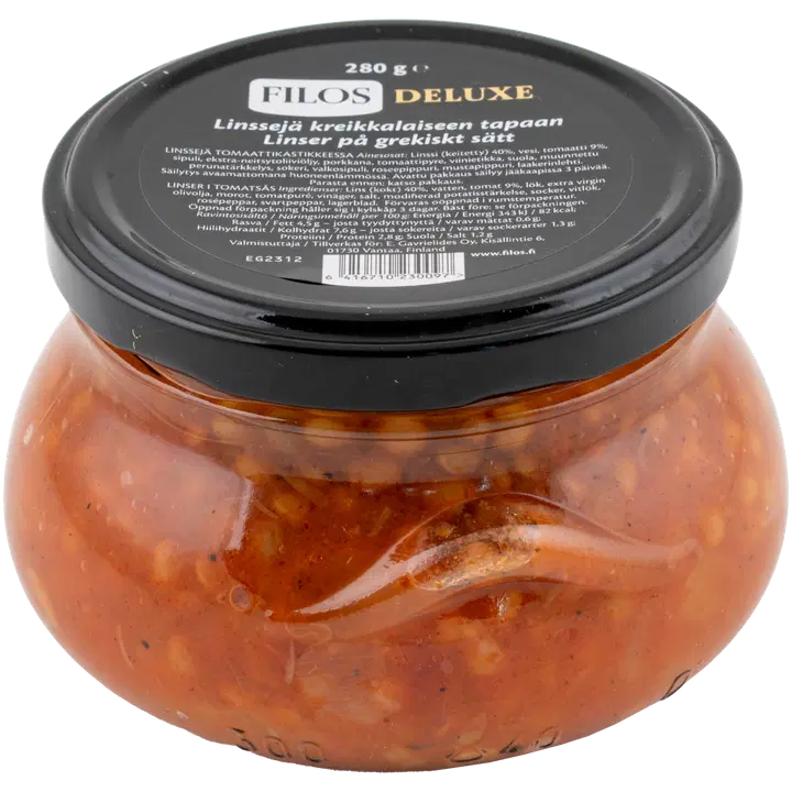 Filos Deluxe linssejä kreikkalaiseen tapaan 280g