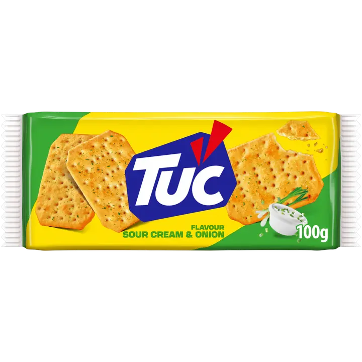 Tuc sibula- ja hapukooremaitselised kreekerid 100 g