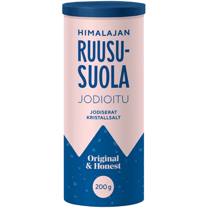 Organic Health Original & Honest Himalajan Ruususuolasirotin, jodioitu 200g
