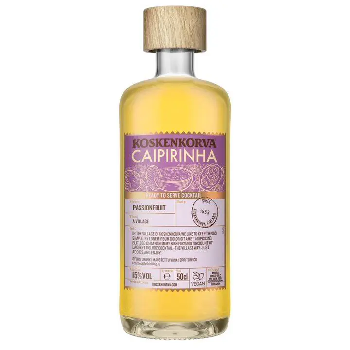 Koskenkorva Passionfruit Caipirinha liköörk 15%vol 500ml