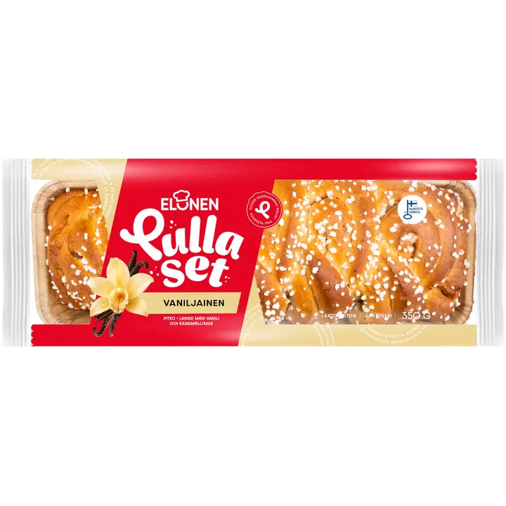 Elonen Pullaset Vaniljainen pitko 350g