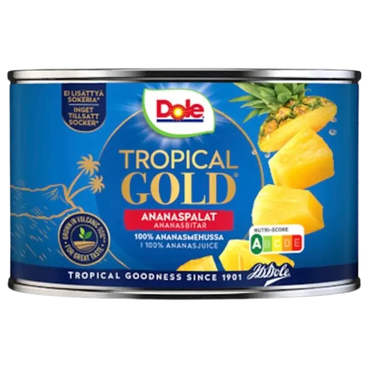 227/139g Dole Tropical Gold Ananaspaloja mehussa