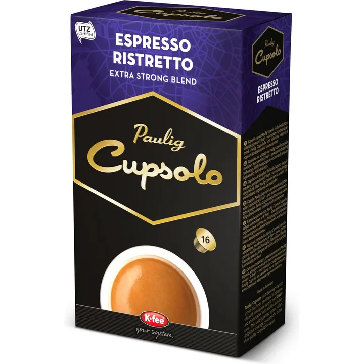 Paulig Cupsolo Espresso Ristretto espressokahvi 16kpl UTZ