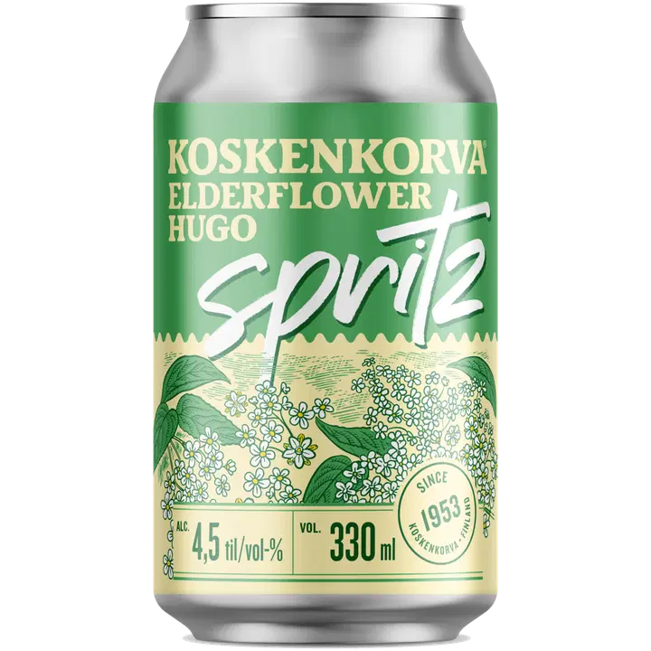 Koskenkorva Spritz Elderflower Hugo 4,5% 33cl CAN