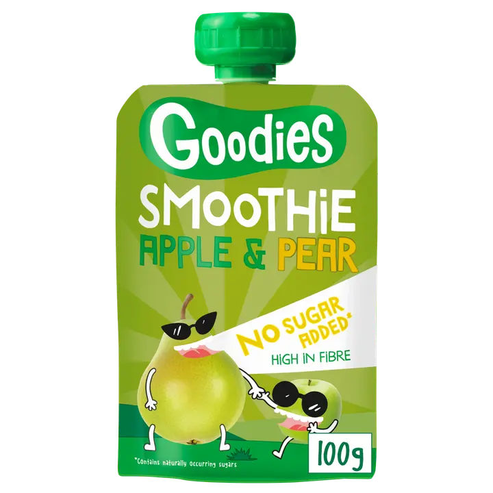 Goodies Apple & Pear päärynä- ja omenasmoothie 100g