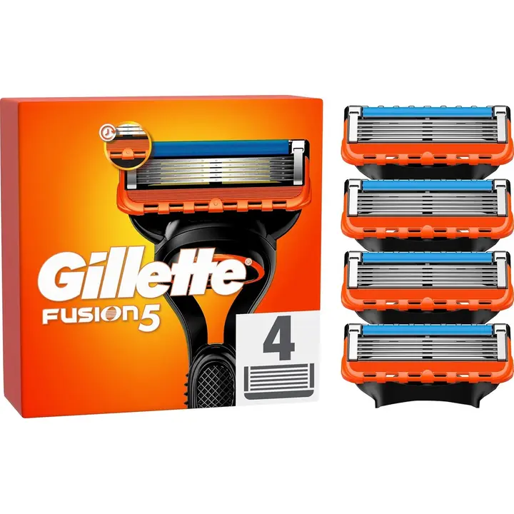 Gillette fusion 5 varuterad 5-tera 4tk