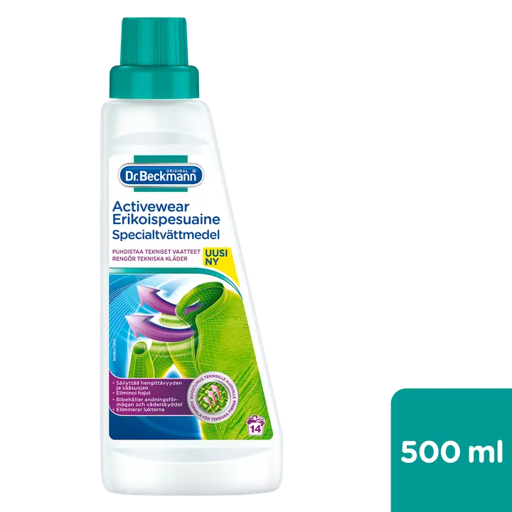 Dr Beckmann 500ml Activewear Erikoispesuaine