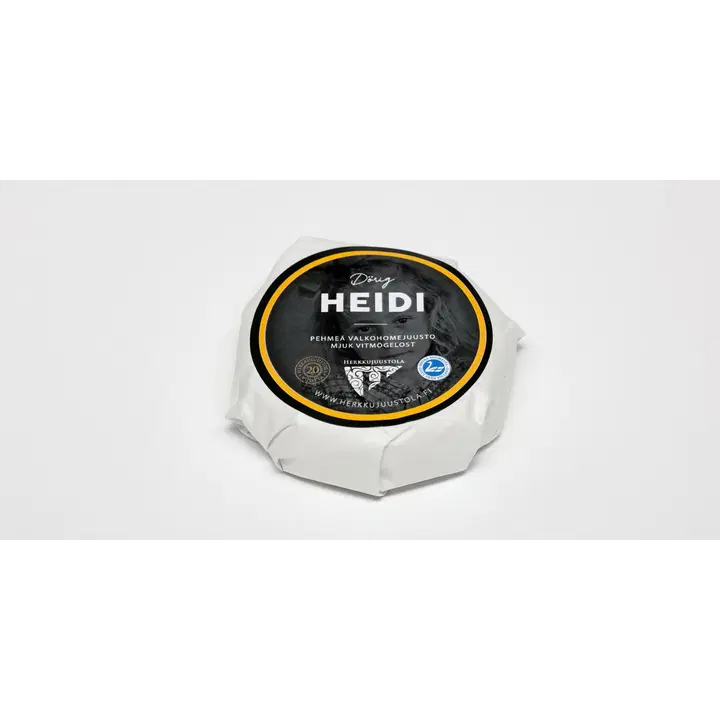 Herkkujuustola Heidi pehmeä, pinnalta kypsytetty valkohomejuusto pala 150g