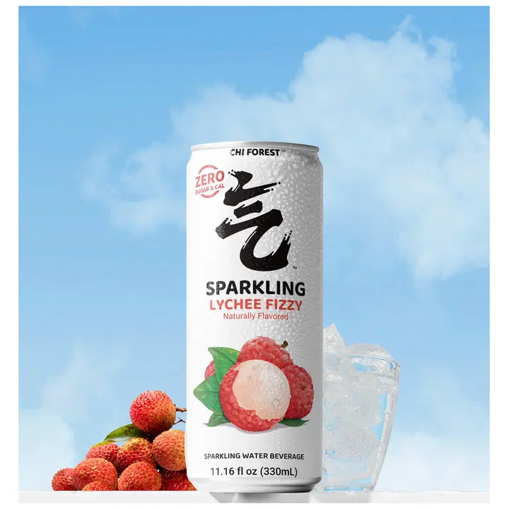 Chi Forest litsin makuinen virvoitusjuoma 0,33l tölkki