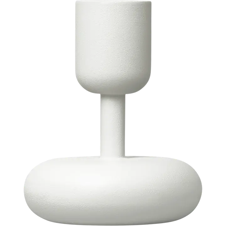 Iittala Nappula kynttilänjalka 107mm valkoinen