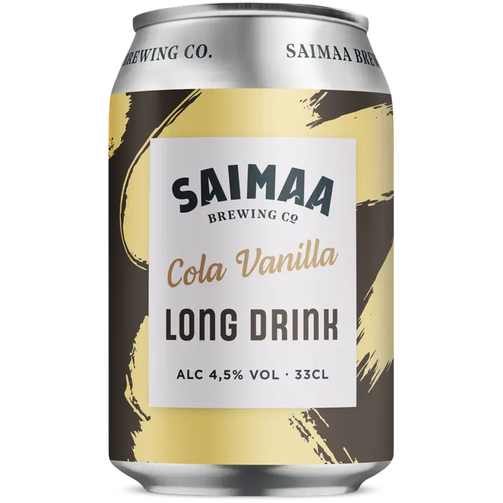 Saimaa Long Drink Cola Vanilla 4,5% 0,33l tölkki