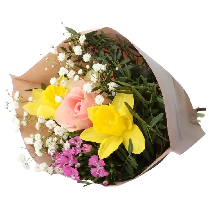 Kimppu Laura, monivärinen sekakimppu, 6 oksaa, 35cm