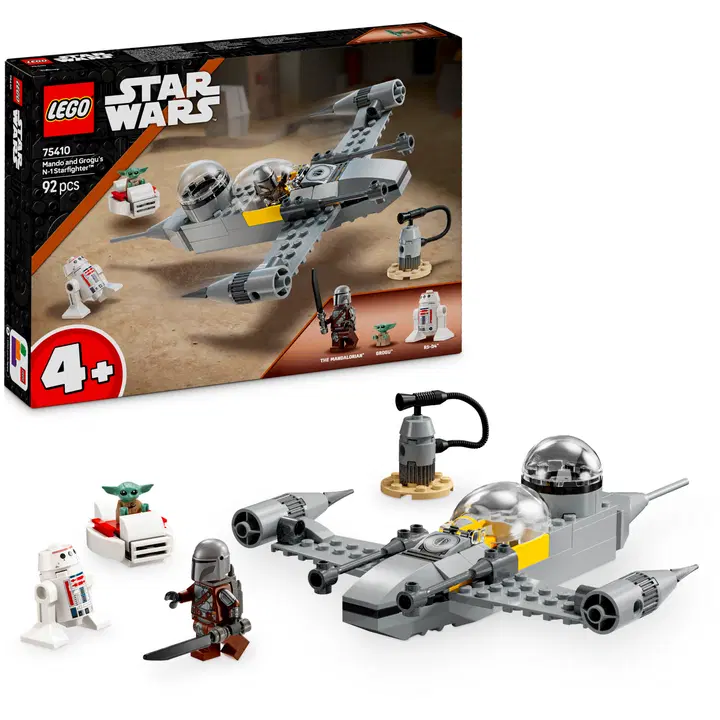 LEGO® Star Wars TM 75410 Mandon ja Grogun N-1-tähtihävittäjä
