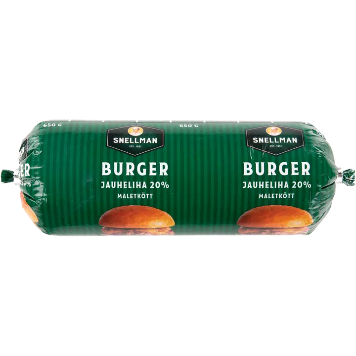 Snellman Burgerjauheliha 20% 650g