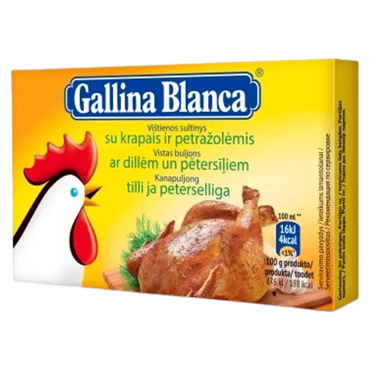 Gallina blanca kanapuljong tilli ja peterselliga 8*10g