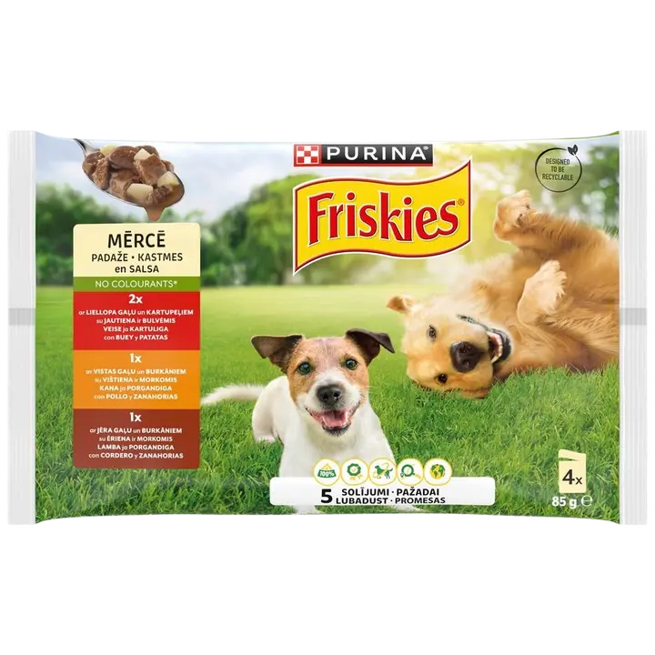 Friskies koeraeine einevalik liha 4x85g