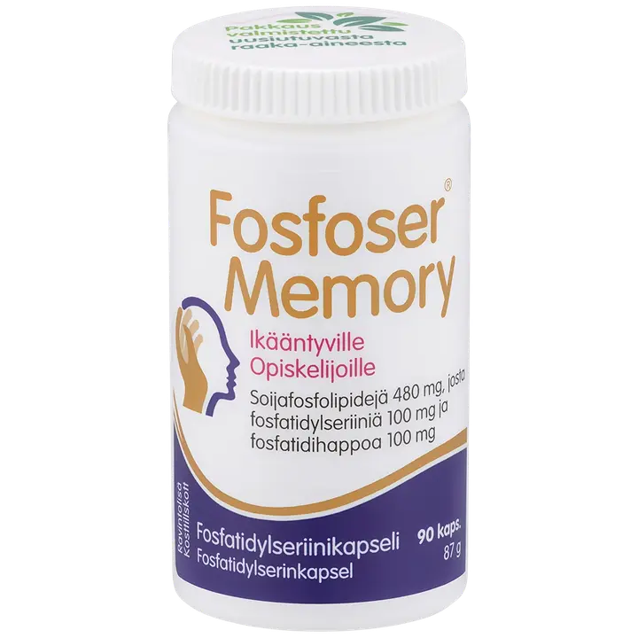 Fosfoser Memory fosfatidylseriinikapseli soijasta 90 kaps
