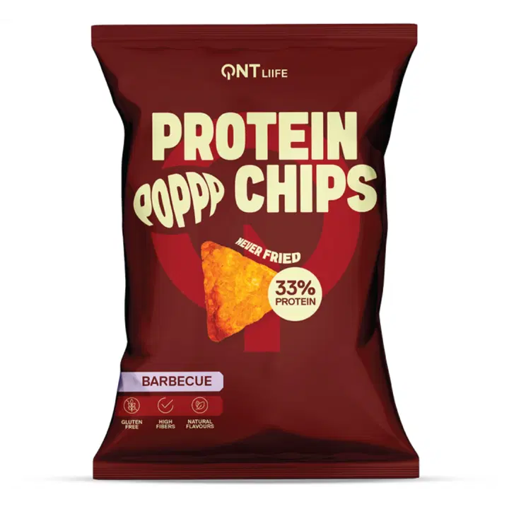QNT proteiinichipsid 33%, Barbeque maitselised 50g