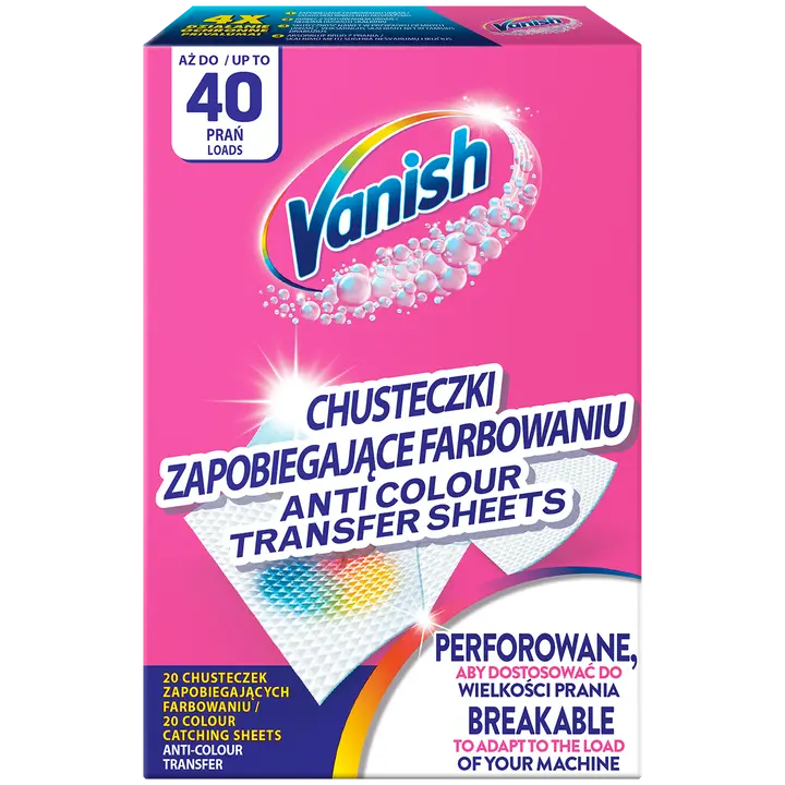 Vanish Color Protect värvipüüdjad 40tk
