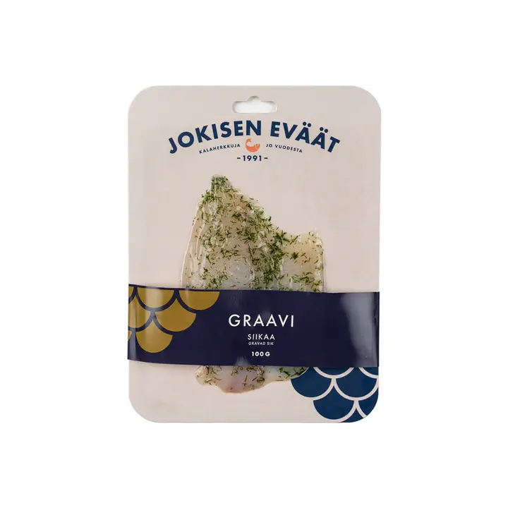 Jokisen Eväät viipaloitu Graavisiika  100 g