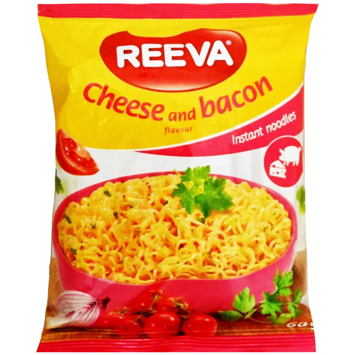 Reeva kiirnuudlid juustu- ja peekonimaitselised 60g