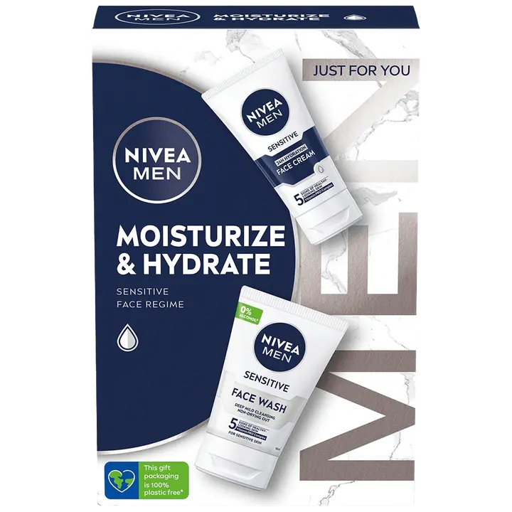 Kinkekomplekt Nivea Sensitive meeste 2tk