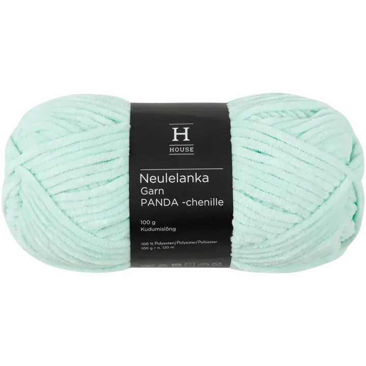 House lanka Panda chenille 100g mint green