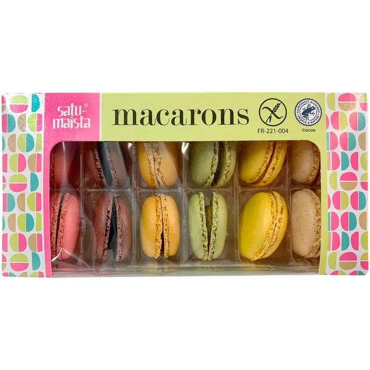 Satumaista 120g Macarons gluteeniton
