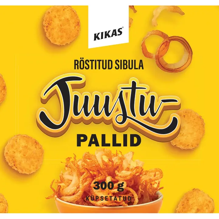 Kikas Röstitud Sibula Juustupallid 300 G