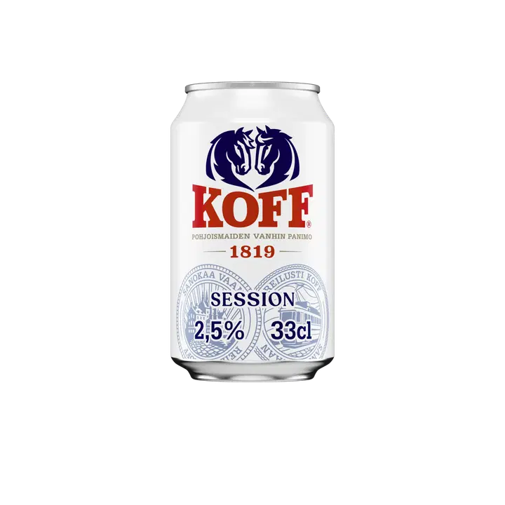 Koff gluteeniton Lager olut 2,5 % tölkki 0,33 L