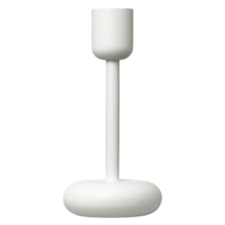 Iittala Nappula kynttilänjalka 183mm valkoinen