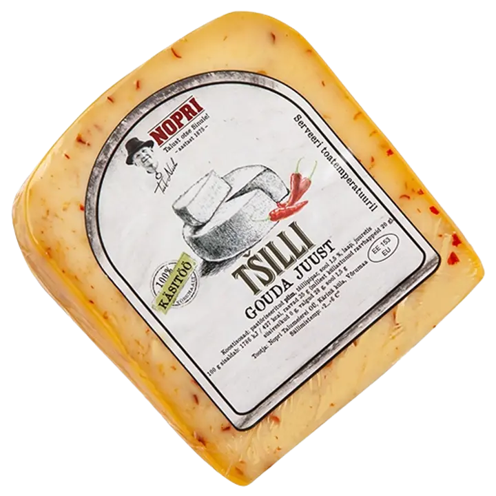 Nopri Gouda juust tšilliga, 250 g