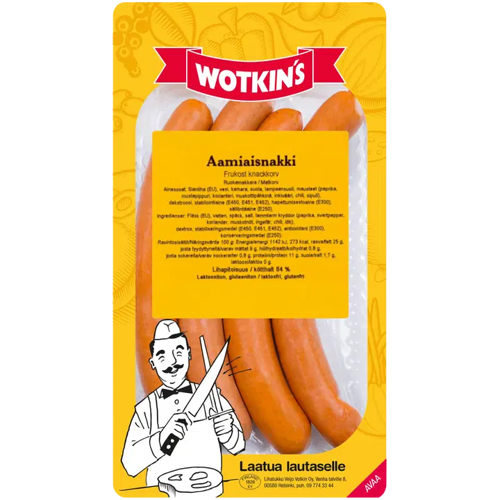 Wotkin´s Aamiaisnakki 240g