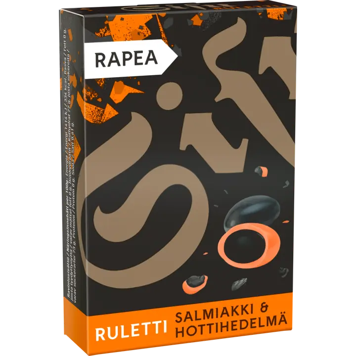 Sisu Ruletti Salmiakki & Hottihedelmä pastilli 47g