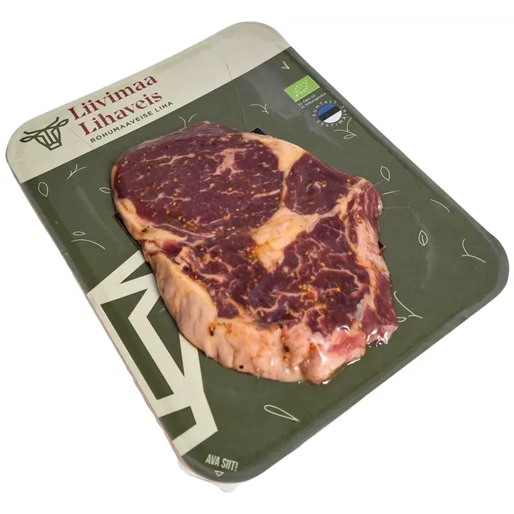 Liivimaa Lihaveis Suve rib eye maheveise steik 200g