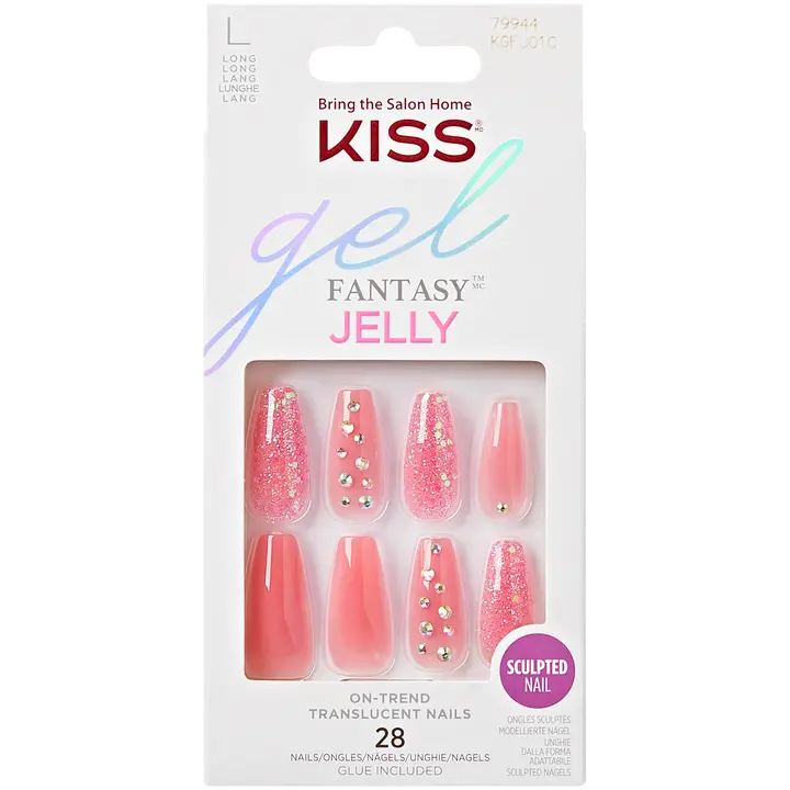 Kiss Gel Fantasy Jelly Nails, Be Jelly