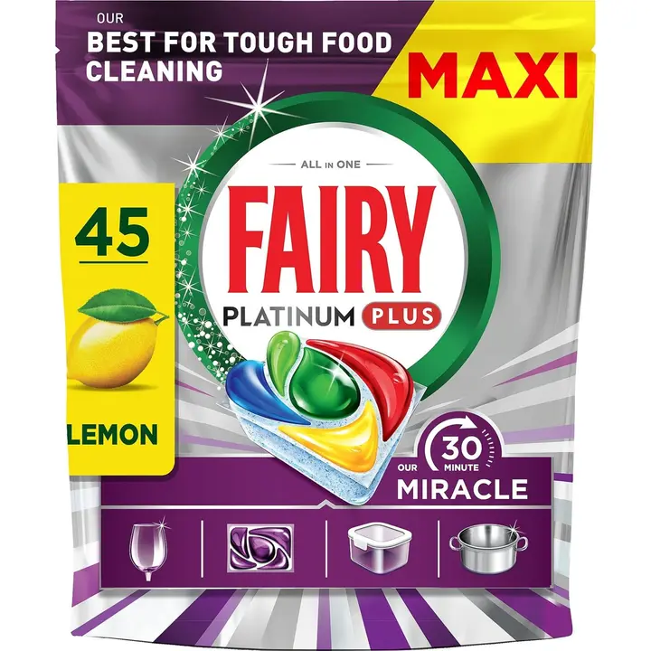 Fairy Platinum Plus All in One 30 Minute Miracle 45kpl konetiskitabletti
