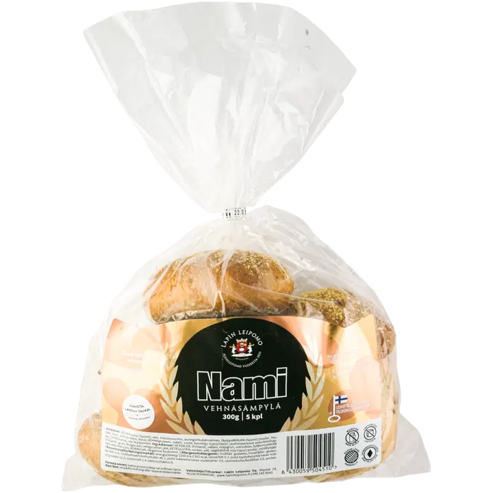 Lapin Leipomo Nami Palat vehnäsämpylä 5kpl/300g