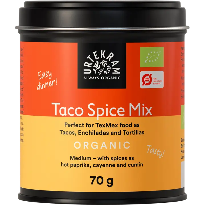 URTEKRAM Luomu Taco Spice Mix 70g